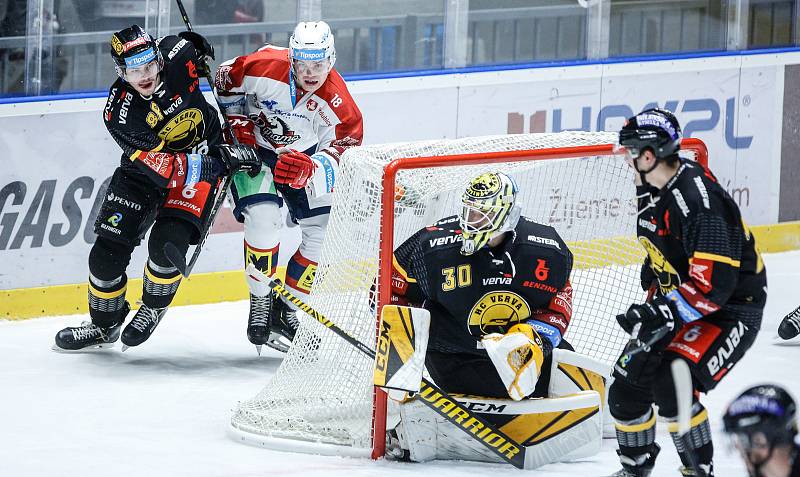 Hokejová extraliga: HC Dynamo Pardubice - HC Verva Litvínov.