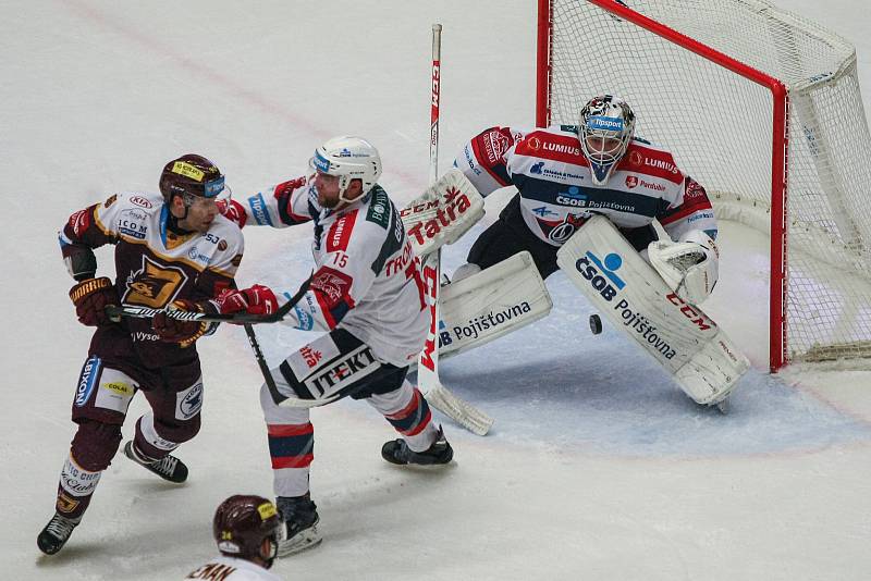 Zápas 19. kola hokejové extraligy mezi HC Dukla Jihlava a HC Dynamo Pardubice.