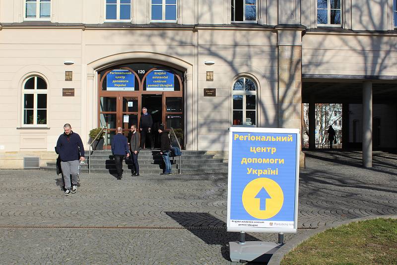 V středu 2. března se v Pardubicích otevřelo krajské asistenční centrum pomoci Ukrajině (KACPU).