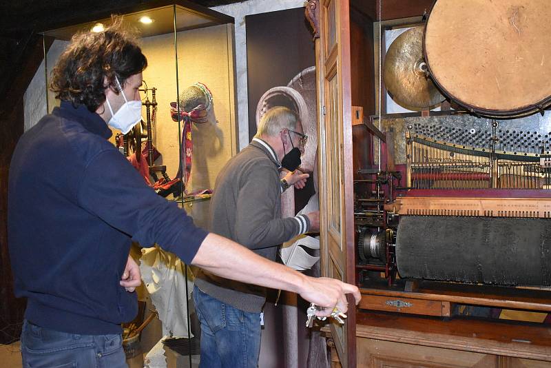 Orchestrion je nyní součástí expozice Prácheňského muzea.