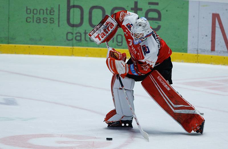 Hokejová extraliga: HC Dynamo Pardubice - PSG Berani Zlín.