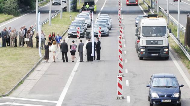 Otevření čtyřpruhu z Pardubic na Hrobice