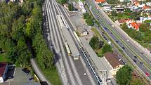 Modernizace se navíc dočká také nádraží v Rosicích nad Labem, kde vzniknou nová nástupiště a podchod, který se napojí na stávající podchod vedoucí pod silnicí na Hradec Králové. Foto: Správa železnic