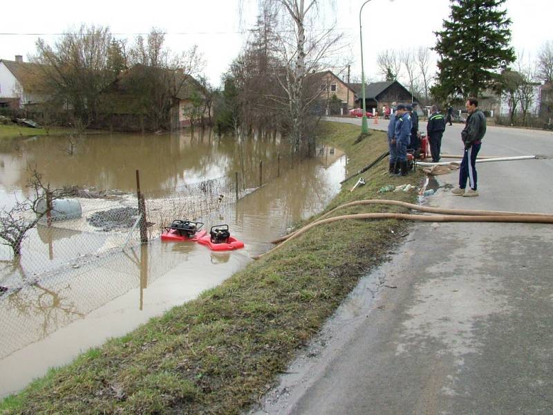 Povodeň v Platěnicích - rok 2006
