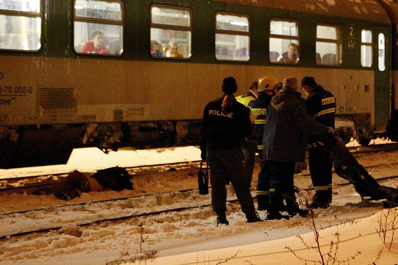 Mrtvý muž skončil pod vlakem v Pardubicích u "Myší díry"
