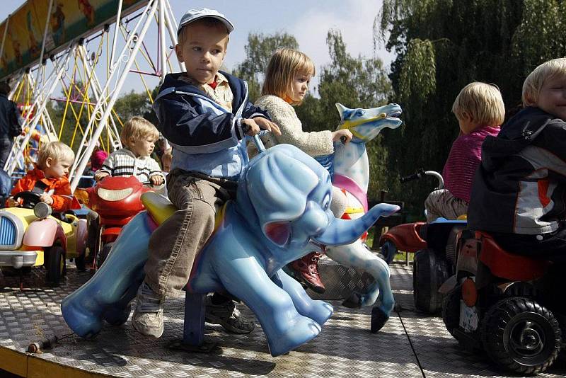 Tyršovy sady ovládlo na celou sobotu dožínkové veselí.