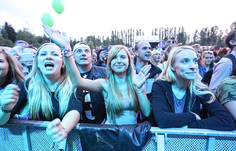 Hudební festival Létofest na pardubickém dostihovém závodišti.