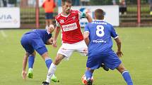 Fotbalová FORTUNA:NÁRODNÍ LIGA: FK Pardubice - FK Slavoj Vyšehrad.