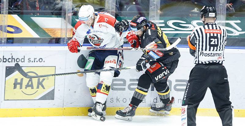 Hokejová extraliga: HC Dynamo Pardubice- HC Verva Litvínov.