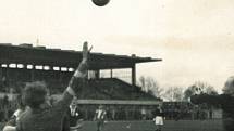 V srpnu 1937 se na místě současného letního stadionu uskutečnilo utkání domácího týmu proti Náchodu. Pro pardubický fotbal se jednalo o premiérový zápas v první lize.