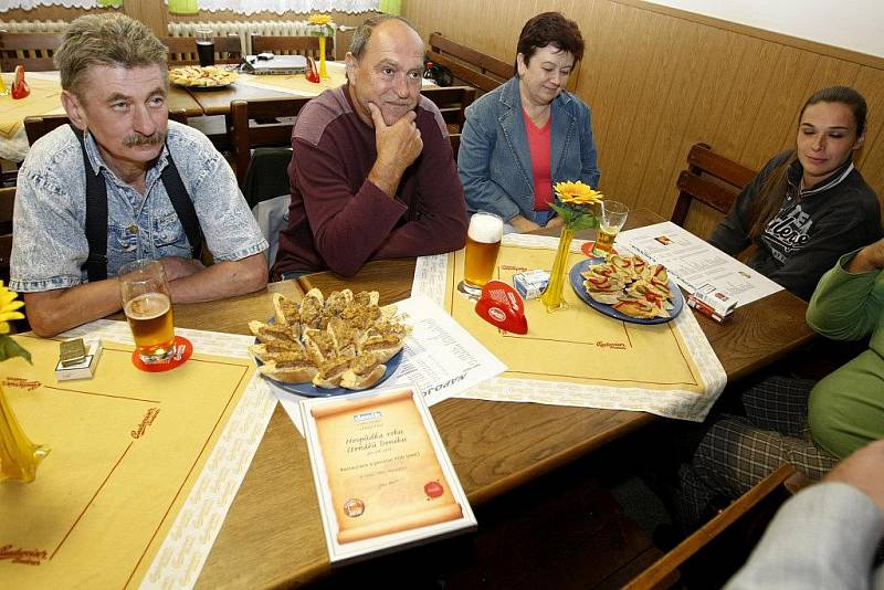 Hospůdka Pod vinicí zvítězila  v čtenářské anketě Hospodka roku Pardubického deníku 2010