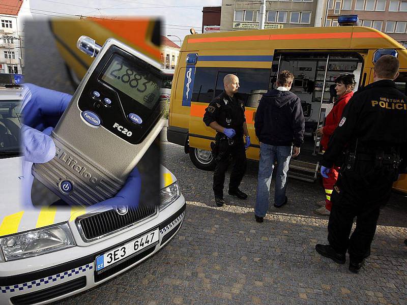 Podnapilý muž nakonec nadýchal téměř tři promile 