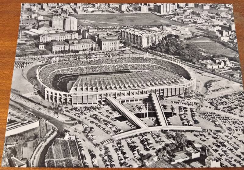 Camp Nou, fotbalový chrám FC Barcelona v šedesátých letech minulého století