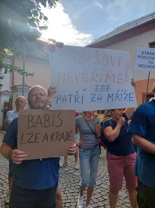 Mítink Andreje Babiše v Lázních Bohdaneč