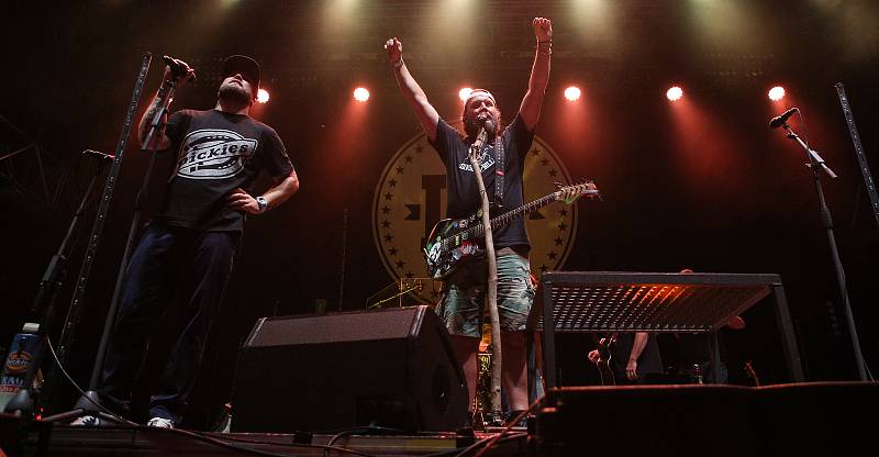 Hudební festival Létofest na pardubickém dostihovém závodišti.