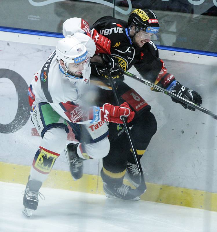 Play out hokejové extraligy: HC Dynamo Pardubice - HC Verva Litvínov.