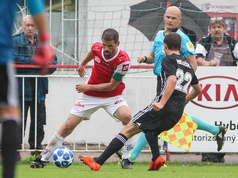 Fotbalová FORTUNA:NÁRODNÍ LIGA: FK Pardubice - SK Dynamo České Budějovice.