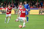 Fotbalová FORTUNA:NÁRODNÍ LIGA: FK Pardubice - FK Slavoj Vyšehrad.