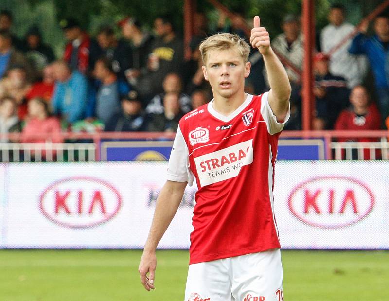 Fotbalová FORTUNA:NÁRODNÍ LIGA: FK Pardubice - FK Slavoj Vyšehrad.