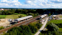Most pro dálnici D35 nad hlavním českým železničním koridorem bude jedinečným v Česku díky své otočné konstrukci.