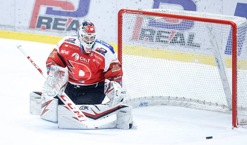 Hokejová extraliga: HC Dynamo Pardubice - Madeta Motor České Budějovice.