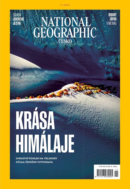 Titulní strana časopisu National Geographic