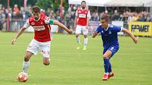 Fotbalová FORTUNA:NÁRODNÍ LIGA: FK Pardubice - FK Slavoj Vyšehrad.