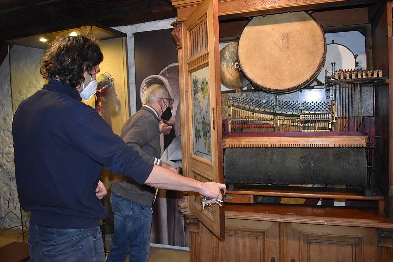 Orchestrion je nyní součástí expozice Prácheňského muzea.