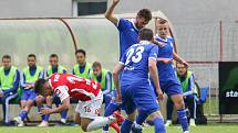 Fotbalová FORTUNA:NÁRODNÍ LIGA: FK Pardubice - FK Slavoj Vyšehrad.