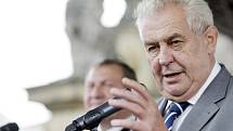 Třetí den prezidentské návštěvy. Miloš Zeman zavítal do Moravské Třebové. 