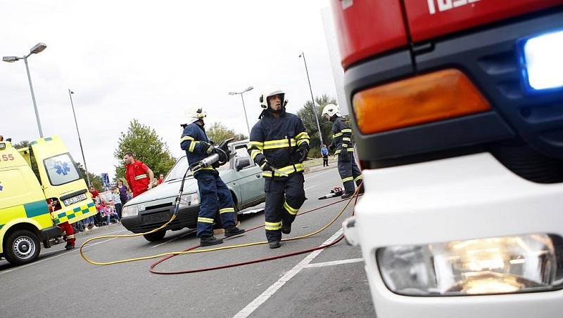 Záchranné složky předvedli své umění i vybavení