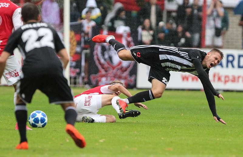 Fotbalová FORTUNA:NÁRODNÍ LIGA: FK Pardubice - SK Dynamo České Budějovice.