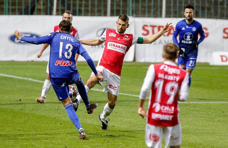 Fotbalová FORTUNA:LIGA: FK Pardubice - SK Sigma Olomouc.