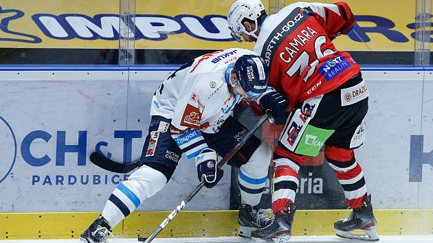 Hokejová extraliga: HC Dynamo Pardubice - Bílí Tygři Liberec.