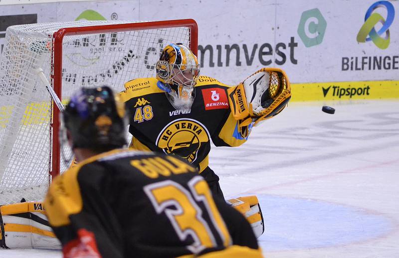 Hokejová extraliga Litvínov - Pardubice.