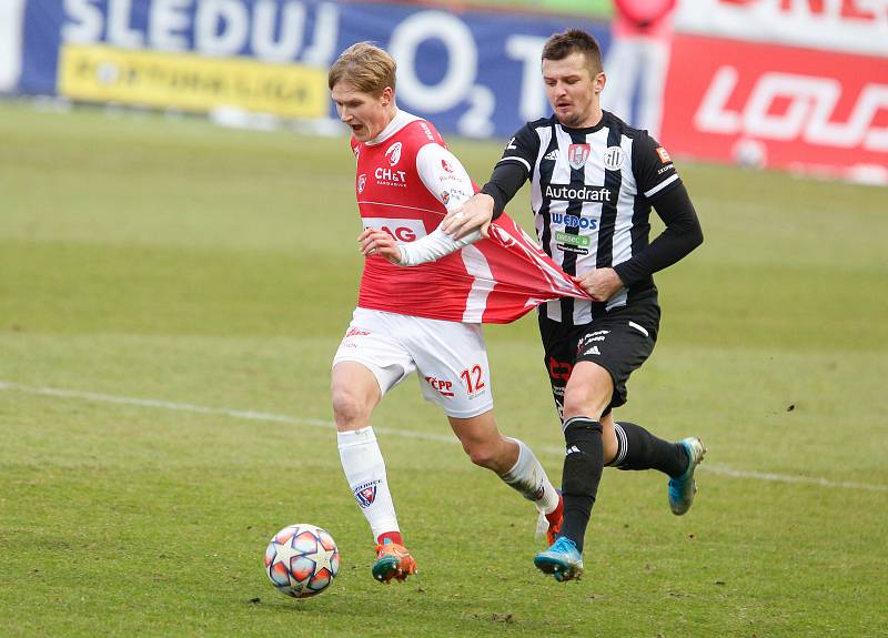 Fotbalová FORTUNA:LIGA: FK Pardubice - SK Dynamo České Budějovice.