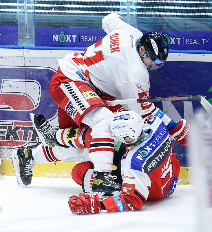 Hokejová extraliga: HC Dynamo Pardubice - HC Olomouc.