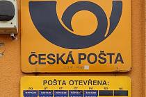 Česká pošta chce zrušit sedm ze třinácti poboček v Pardubicích. Ilustrační foto.