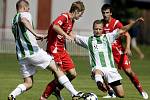 V utkání 2. kola ČFL mezi FK Pardubice a Chomutovem (6:3) viděli diváci na stadionu Pod Vinicí hned devět branek.