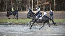 Hubertova jízda Městské policie Pardubice.