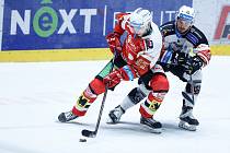 Hokejová extraliga: HC Dynamo Pardubice - HC Energie Karlovy Vary.