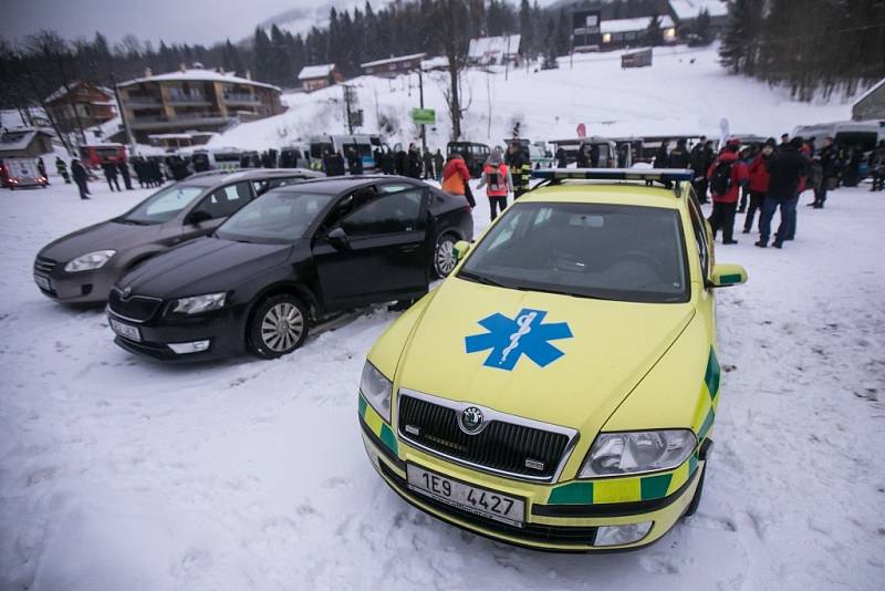 Cvičení Záchrana 2018 - pátrání na Králickém sněžníku.