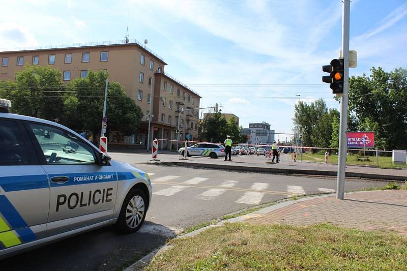 Začala oprava frekventované křižovatky U Marka v Pardubicích