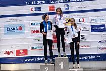 Ve finiši mistrovského přespolního běhu nestačila Eliška Koletová pouze na Karolínu Jarošovou ze Slavie Praha.
