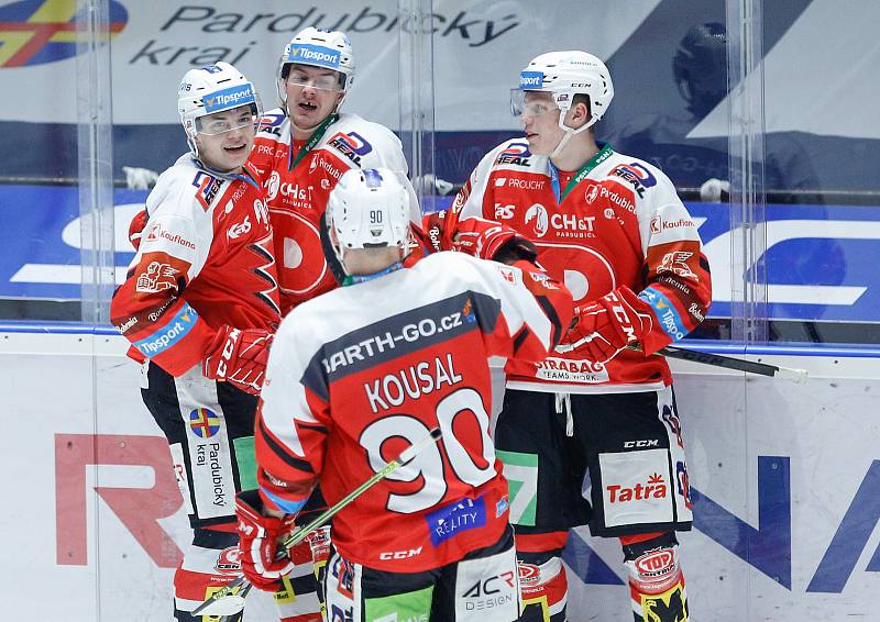 Hokejová extraliga: HC Dynamo Pardubice - BK Mladá Boleslav.