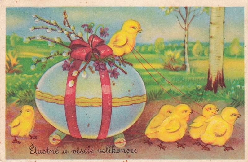 Zlatá éra velikonočních pohlednic.