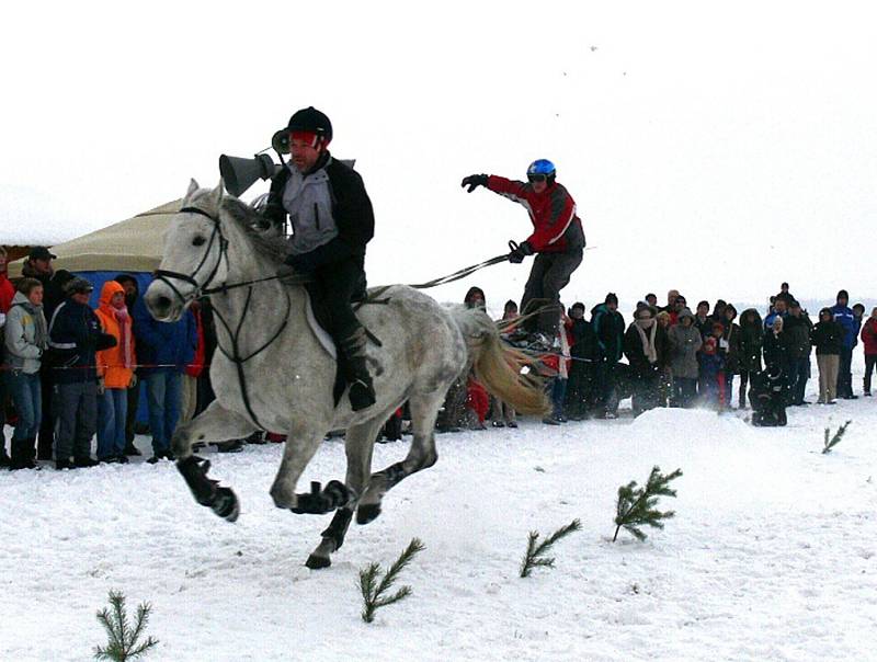 Horseskijöring v Janově u Litomyšle