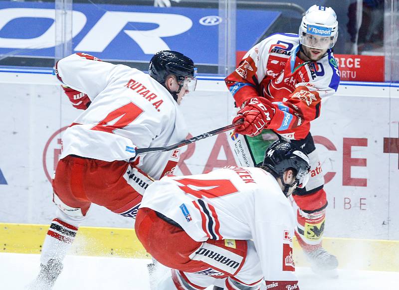 Hokejová extraliga: HC Dynamo Pardubice - HC Olomouc.