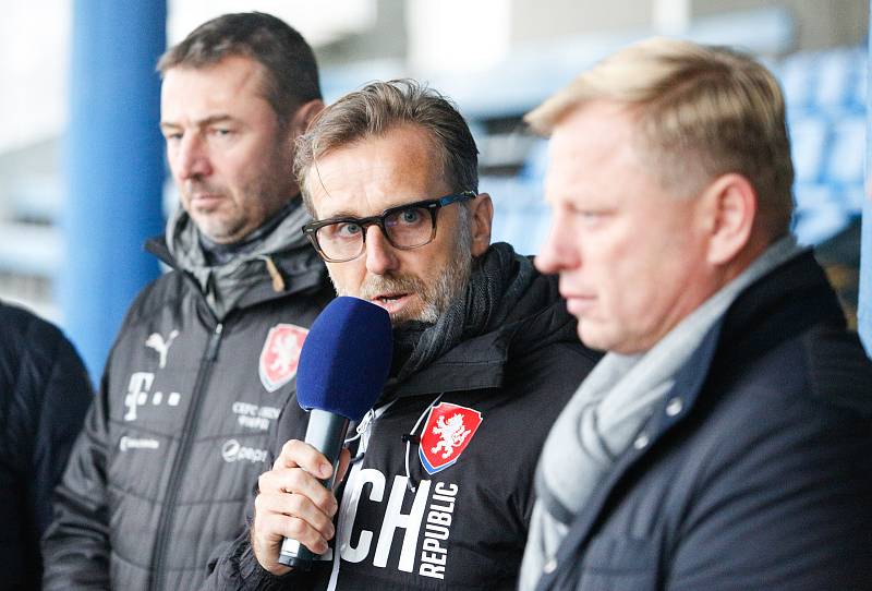 Fotbalové legendy podpořily výstavbu nového fotbalového stadionu v Pardubicích.