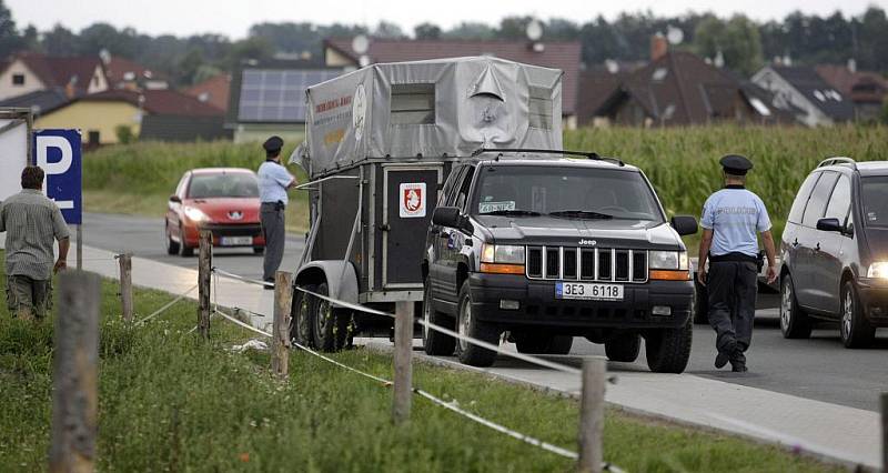 Sporu o koně museli pod Kuňkou asistovat i policisté.